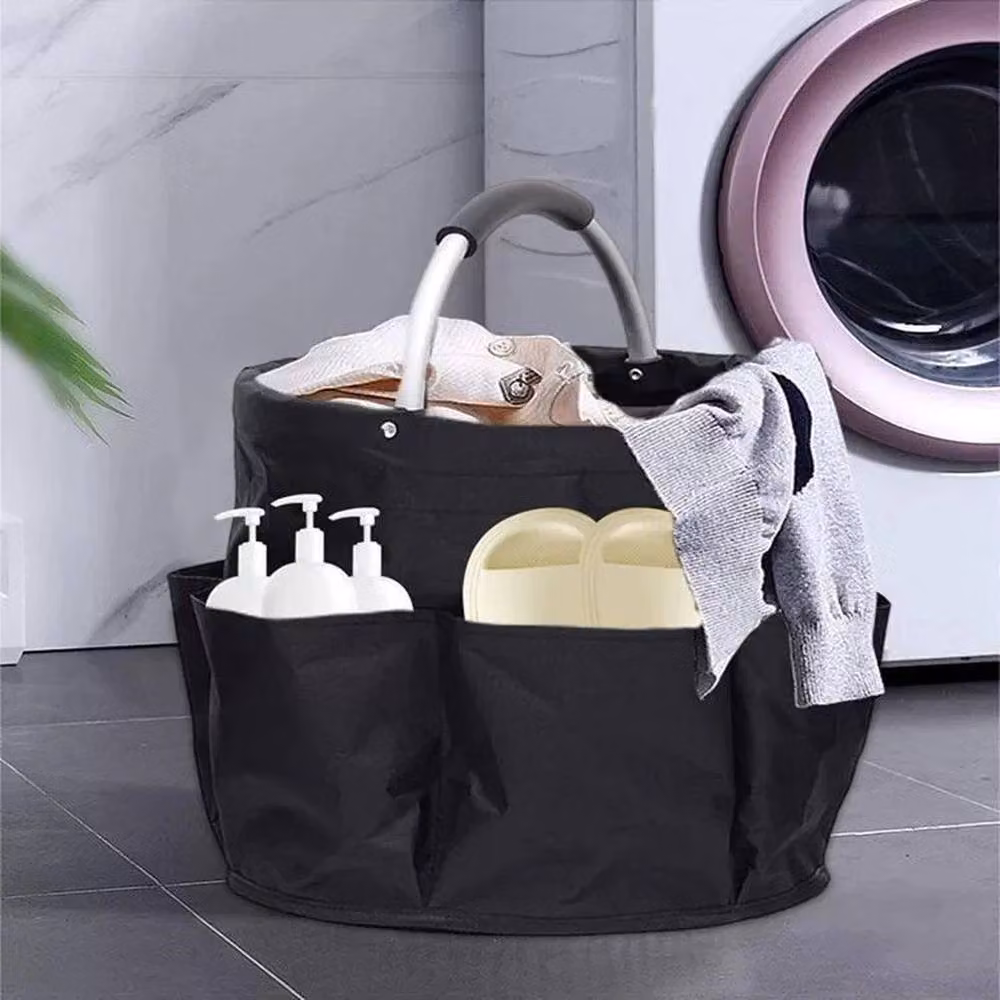 Kelvenix 17L Multifunctional Black Fabric Garden Tool Cleaning Caddy with Handles – 5