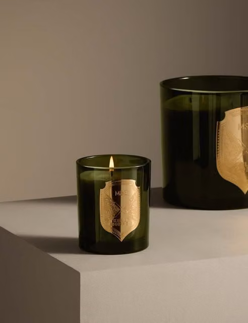 M&S x Kelly Hoppen No. 3 Fragrance Scented Candle in White and Gold with Fresh Woody Notes
