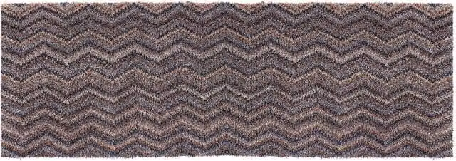 My Mat Candy Rock Zig Zag Washable Cotton Indoor Mat, Multicolour, W: 50 cm, L: 150 cm