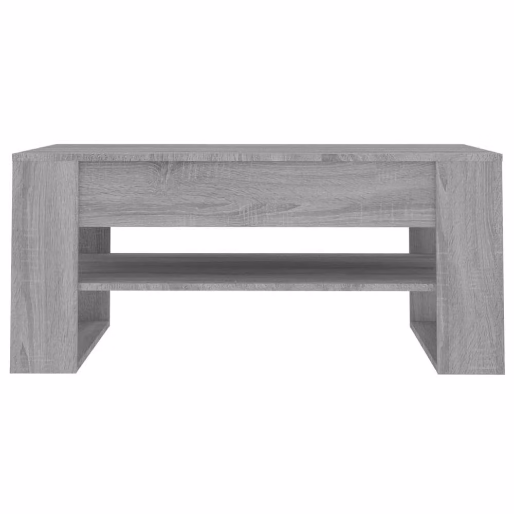Berkfield Home Modern Grey Coffee Table, W/D/H: 102 x 55 x 45 cm – 3