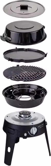 Cadac Safari Chef 30 LP Deluxe Pro QR Gas BBQ in Black