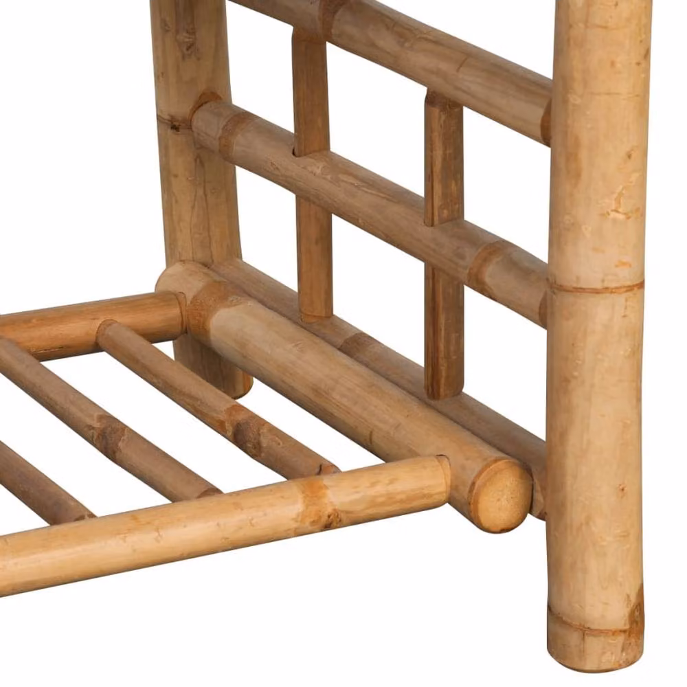 Berkfield Home Bamboo Coffee Table, Brown, W: 90 cm, D: 50 cm, H: 45 cm – 3