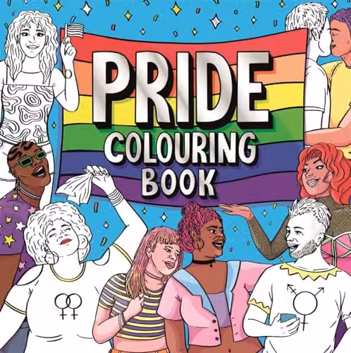 SparkPool Pride Colouring Book for Adults with Over 45 Pages