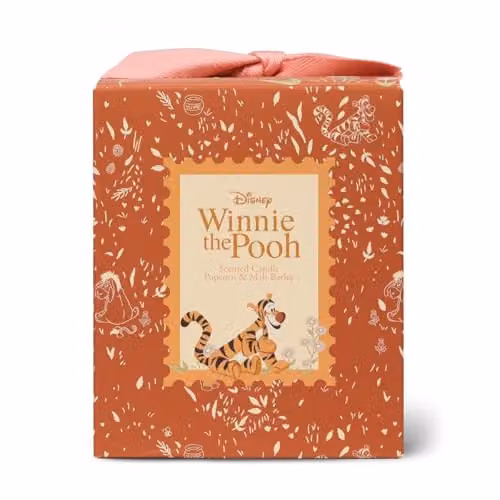 Disney Winnie The Pooh Tigger Inspired Popcorn and Malt Barley Scented Candle, 213g – 2