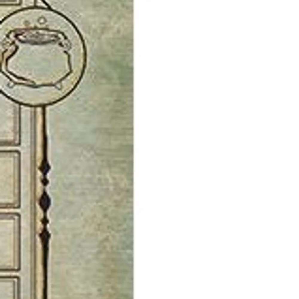 Harry Potter Hogwarts School List Vintage Typography Canvas Print in Brown and Beige – 2