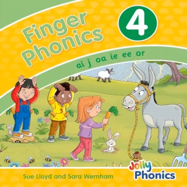 Sue Lloyd Finger Phonics Book 4 Multicolour Cardboard Board Book