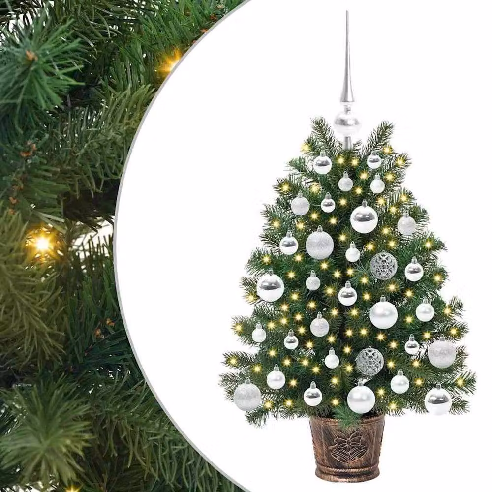 Berkfield Home Green Tabletop Artificial Christmas Tree with 150 LEDs, Height: 75 cm – 2