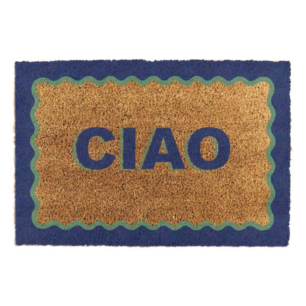 Artsy Mats Ciao Coir Doormat in Tan, W/D: 60 x 40 cm – 4
