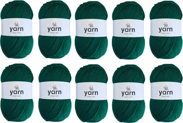 Korbond Yarn Emerald 10 x 100g Pack