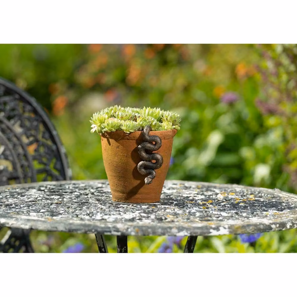 Jardinopia Antique Bronze Boa Constrictor Pot Buddy Hanging Plant Pot Hanger – 6