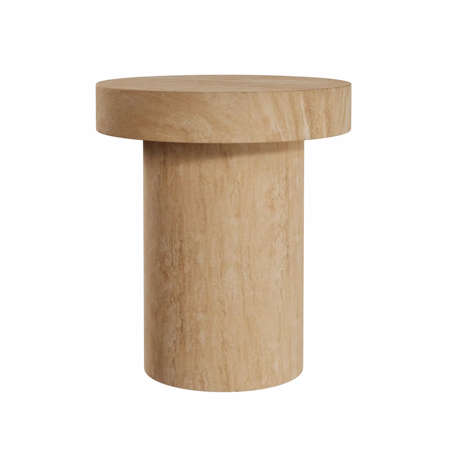 Dome Deco LONIA Side Table M in Beige Natural Stone