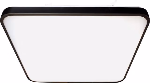 Milagro Fabio Modern LED Ceiling Panel Lamp in Black