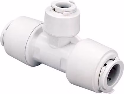 FloPlast Flofit+ Push Fit Reducing Tee, White, Pack of 5