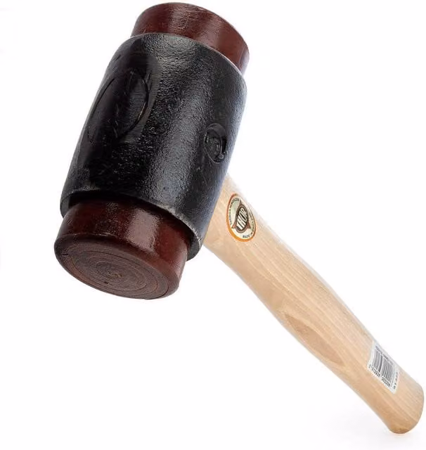 Thor Black Buffalo Leather Hammer with Iron and Wood Details – 1