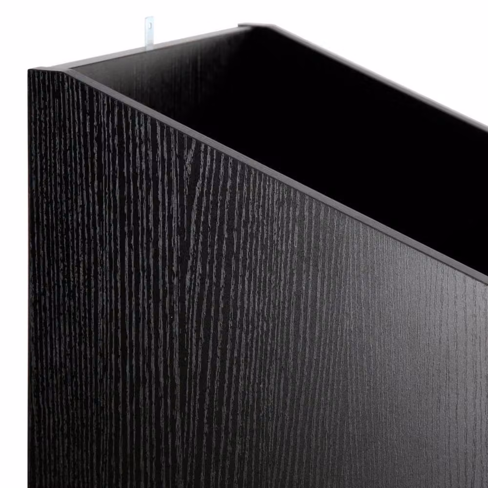 SPETLEK 2 Level Modern Vinyl Record Storage Box in Black by Charles Jacobs – 4