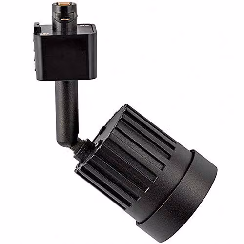 Loops Adjustable Ceiling Track Spotlight in Matt Black and Transparent with 10W Cool White LED Downlight – 3
