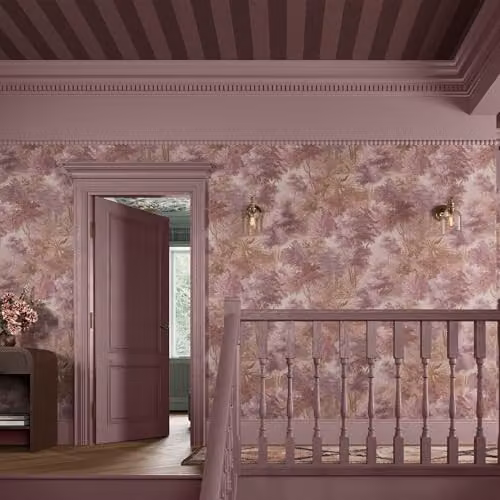 Superfresco Easy Sylva Thistle Purple Botanical Floral Wallpaper – 2