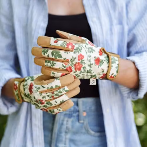 Kent & Stowe Ladies Premium Comfort Gardening Gloves in Multicolour, Size Small – 6
