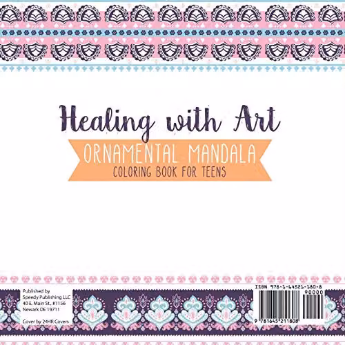 Healing with Art Ornamental Mandala Colouring Book for Teens by Educando Kids – 2