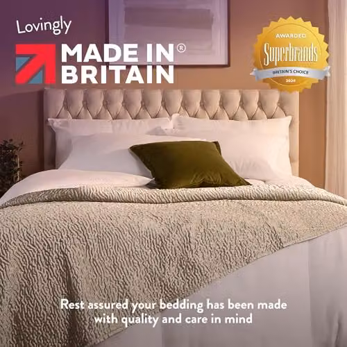 Slumberdown Anti Allergy Single Winter Duvet, 13.5 Tog, White, W: 135 cm, L: 200 cm – 3