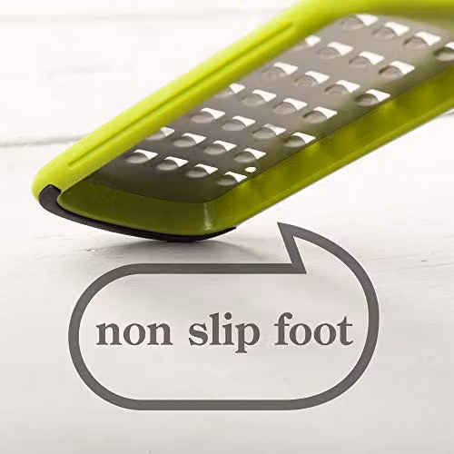 Zeal Stainless Steel Fine Grater with Non-Slip Base, Green – 5