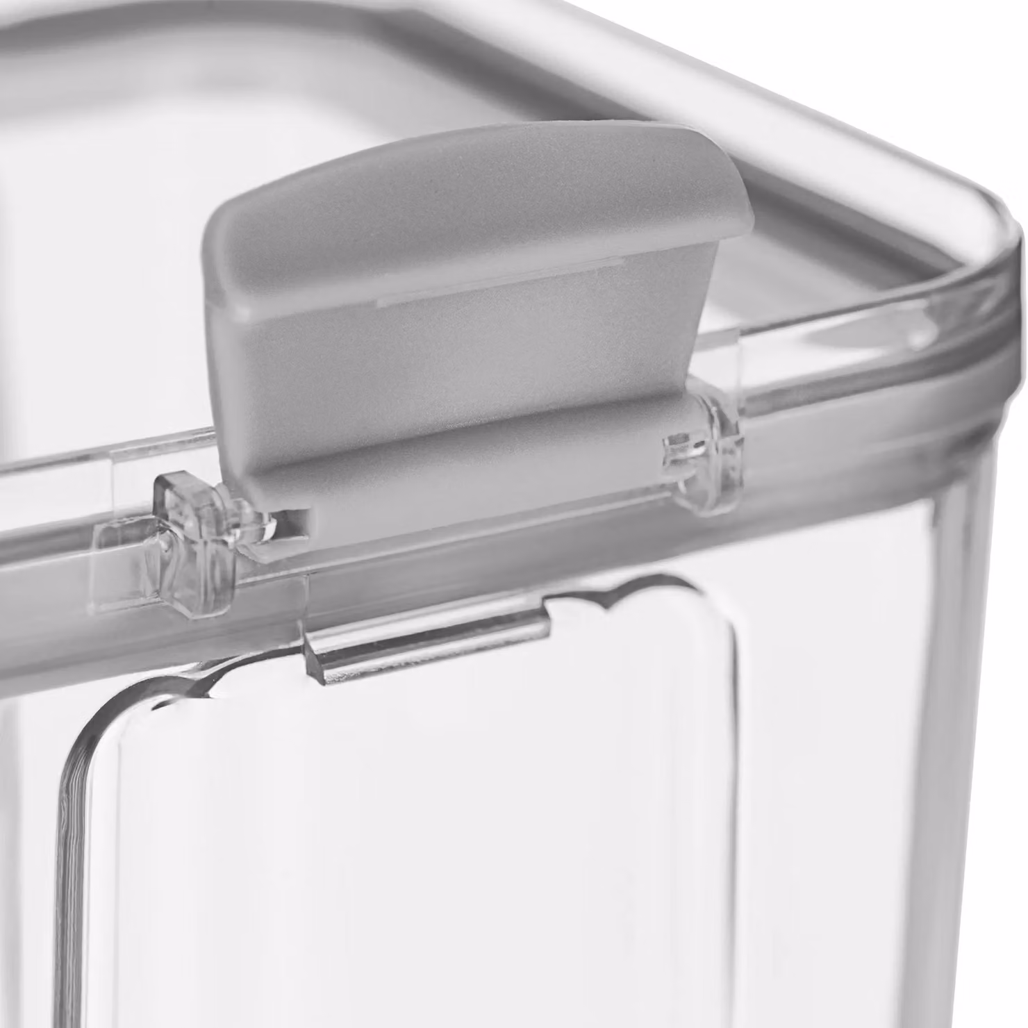 LIVIVO 2-Piece Set of Stackable Airtight Food Storage Containers, 700ml, Transparent – 4