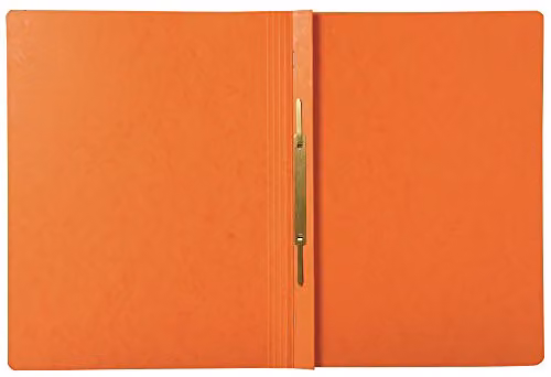 Exacompta Iderama Orange A4 Coated Cardboard Clip Folder