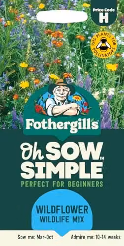 Mr Fothergill's Oh Sow Simple Wildflower Wildlife Mix Multicolour Flower Seeds
