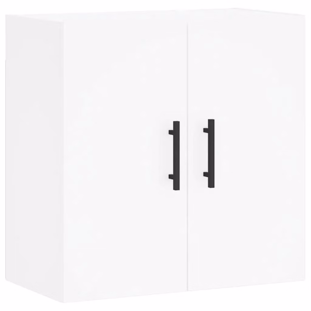 Berkfield Home White Wall Mounted Cabinet with Hinged Doors and Internal Shelves, W/D/H: 60 x 31 x 60 cm – 2