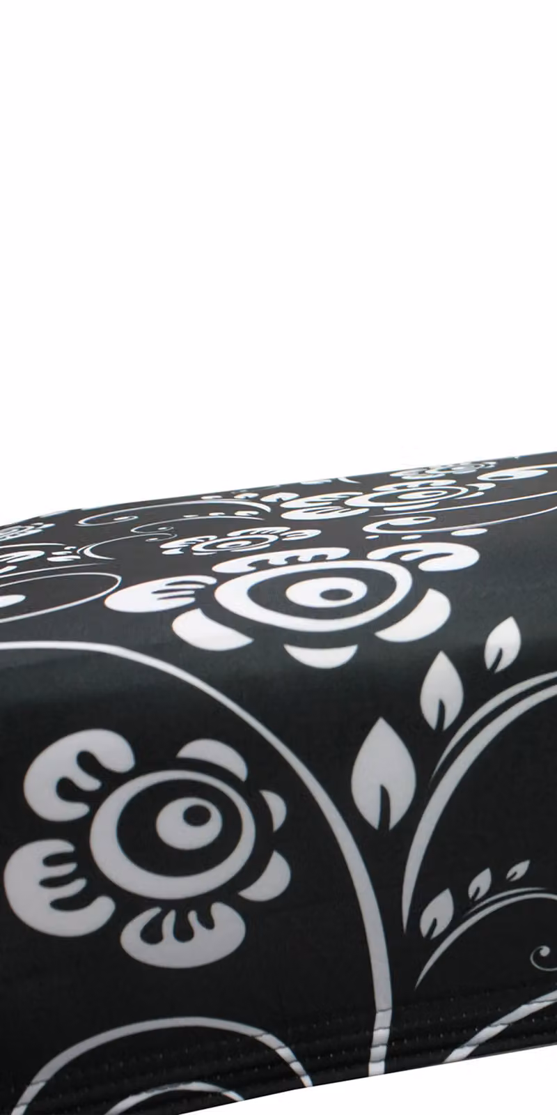 Neel Blue Floral Spandex Dining Chair Cover in Black and Blue – 2