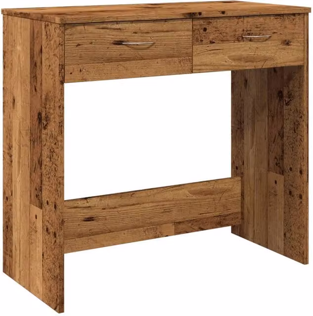 Berkfield Modern Writing Desk in Brown, Engineered Wood, W/D/H: 80 x 40 x 75 cm – 1