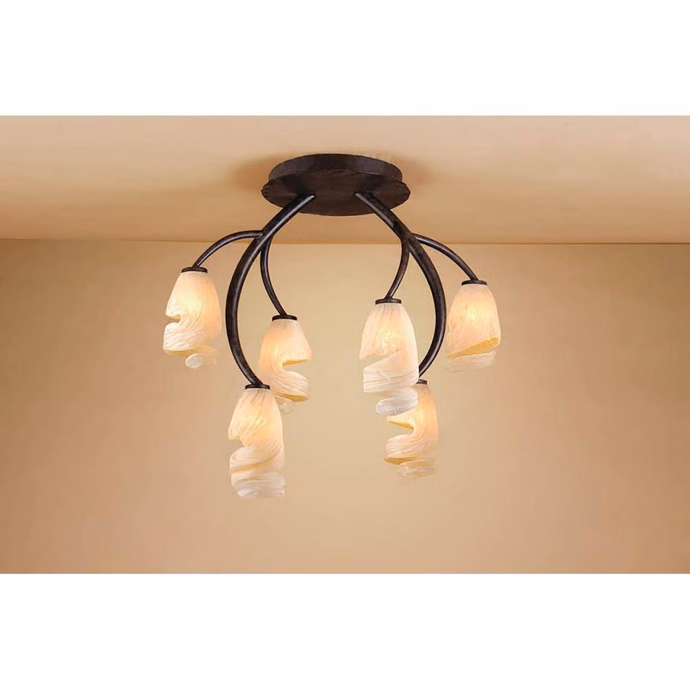 Netlighting Forest 6 Light G9 Ceiling Light in Brown – 2