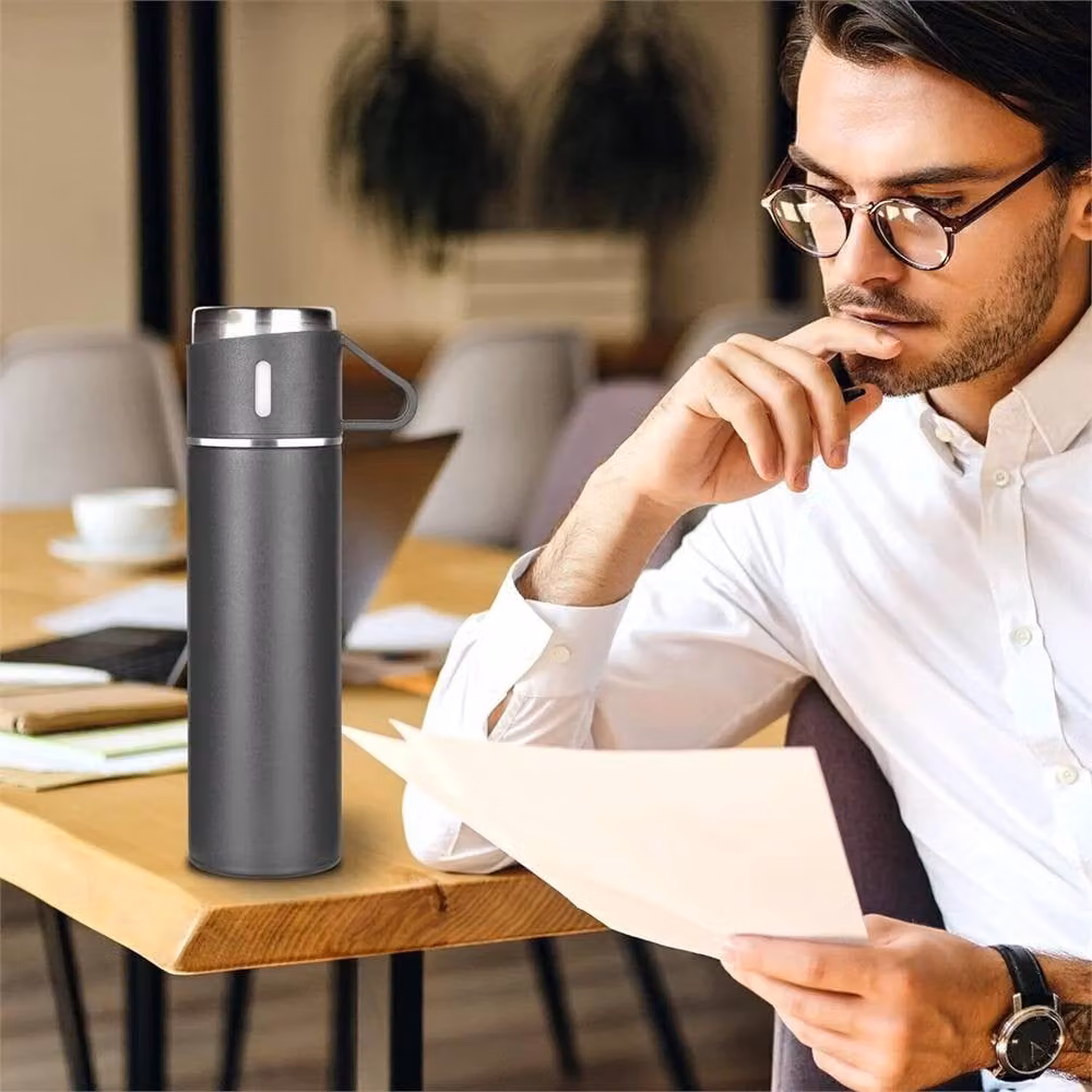 Nordara Grey Stainless Steel Vacuum Insulated Thermo Jug – 3