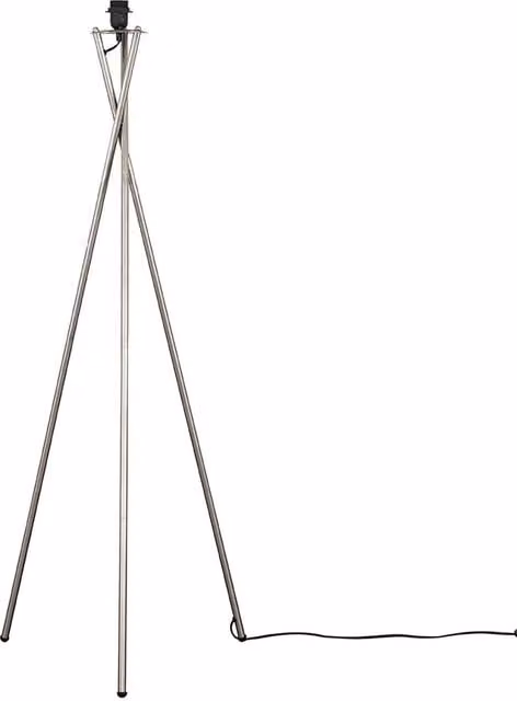 ValueLights Camden Tripod Floor Lamp Base in Chrome