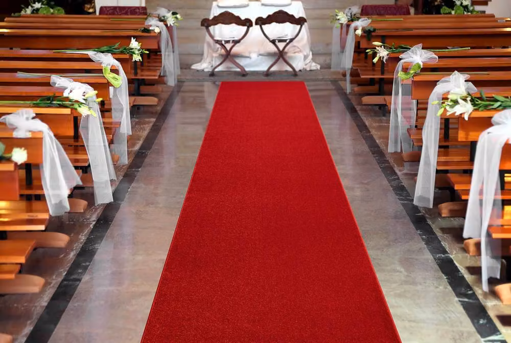 RugsX Karmel Plain Red Modern Rectangular Runner, W: 150 cm, L: 240 cm – 4