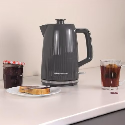 Hamilton Beach Miami Electric Kettle, 1.7 l, Charcoal Grey – 2