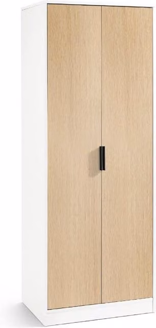 Cheshire Premium Arden 2 Door Wardrobe in White and Oak – 1