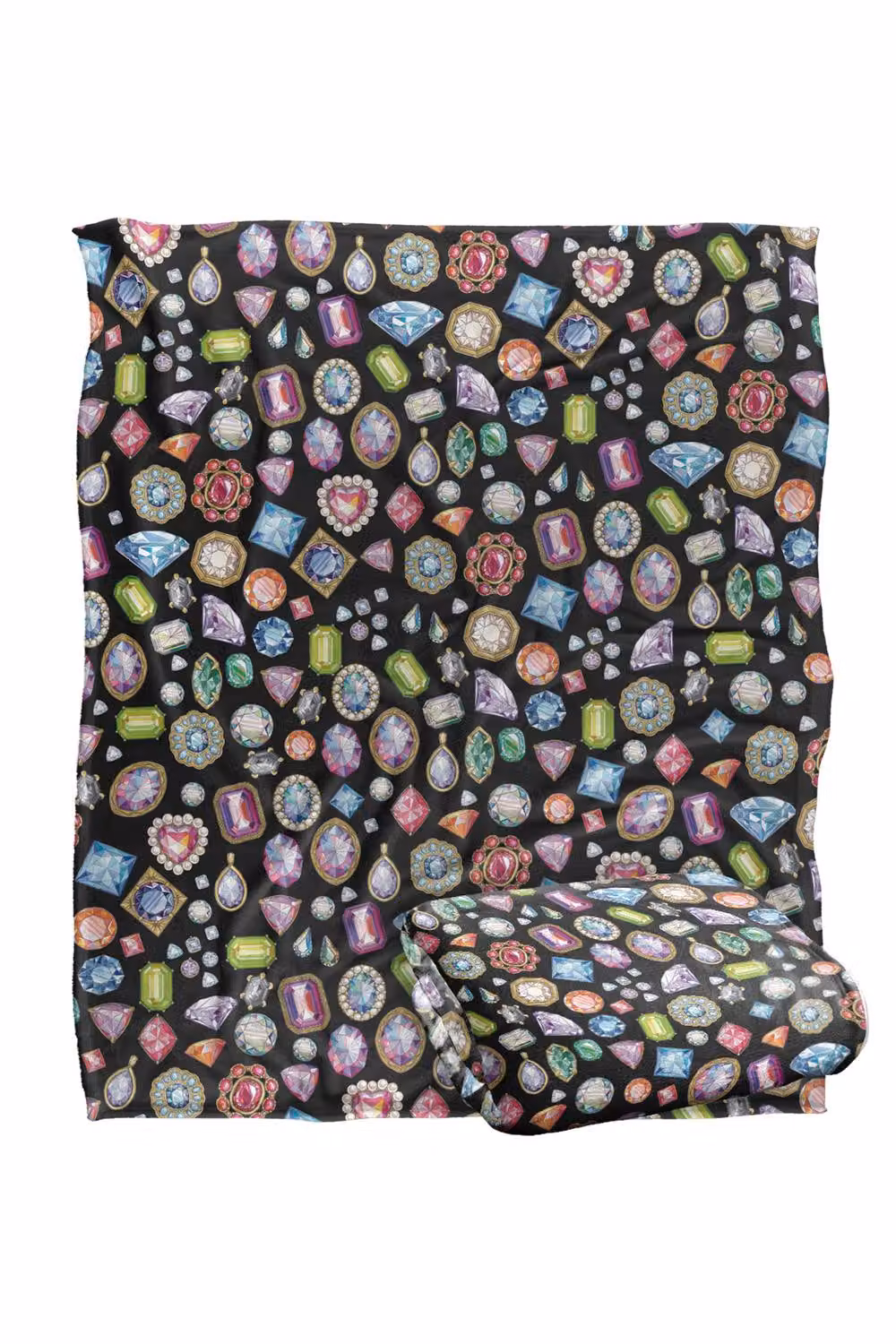 Netflix Bridgerton Crown Jewels Silky Touch Soft Fleece Throw Blanket, Multicolour, W: 152 cm, D: 127 cm – 2