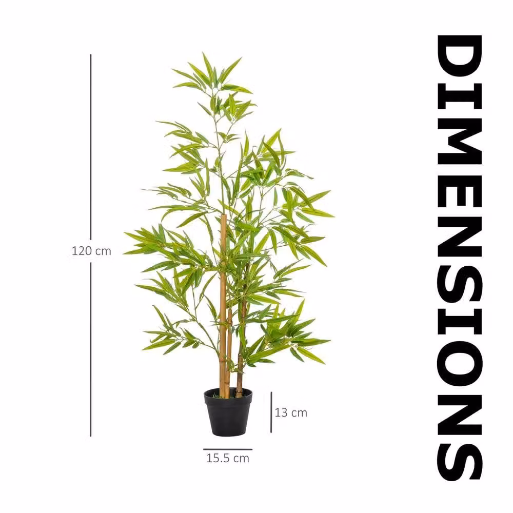 Pirlo Plush Green Potted Artificial Ficus Tree, Height: 120 cm – 2