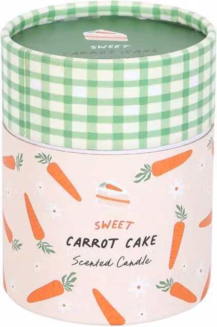 Something Different Sweet Carrot Cake Scented Candle in White