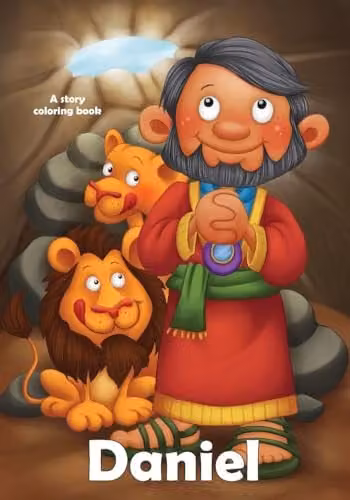 Daniel Story Colouring Book for Children, Multicolour