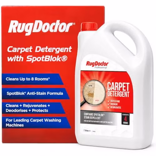 Rug Doctor Carpet Detergent with SpotBlok, 2 l 4-in-1 Cleaning Solution – 1