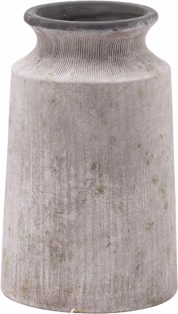 Bloomingville Love Lace Stone Urn Vase in Grey – 1