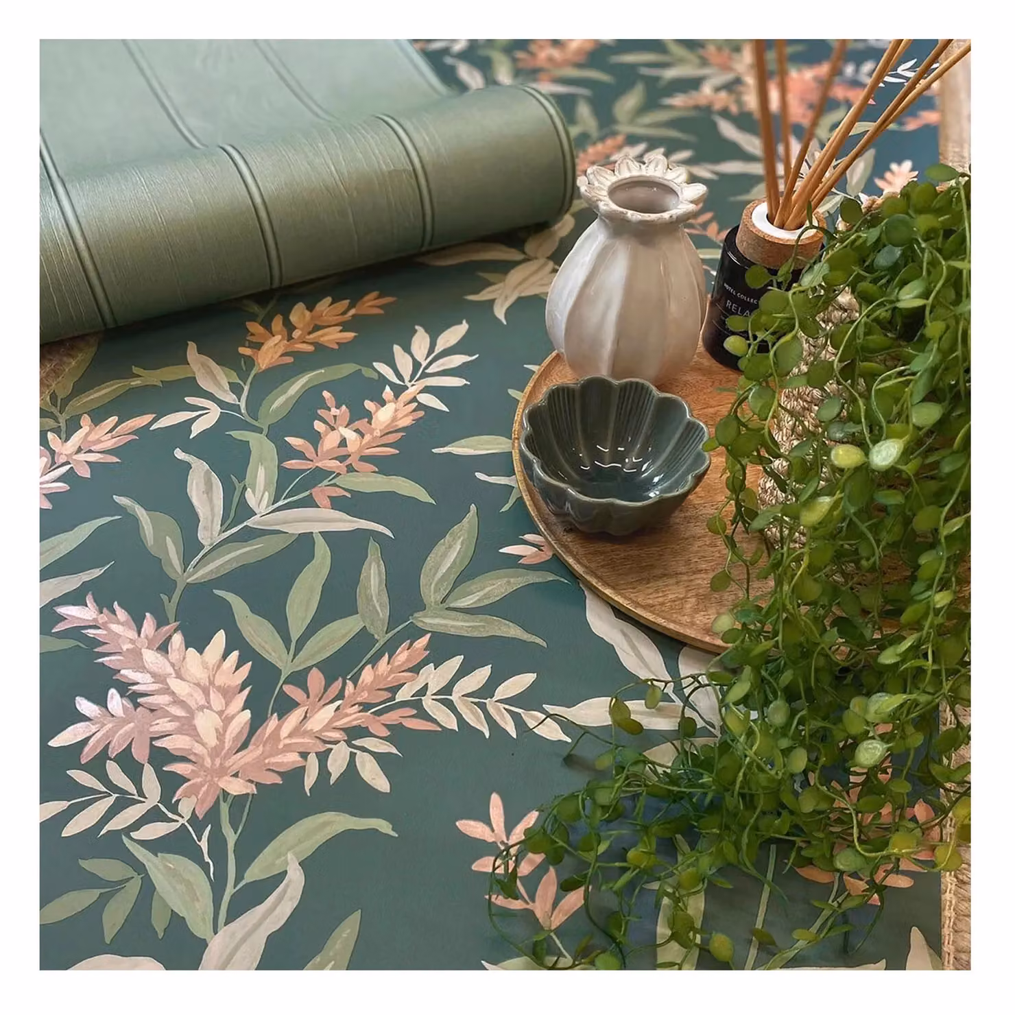 Belgravia Olivia Pink Floral Botanical Paper Wallpaper – 2