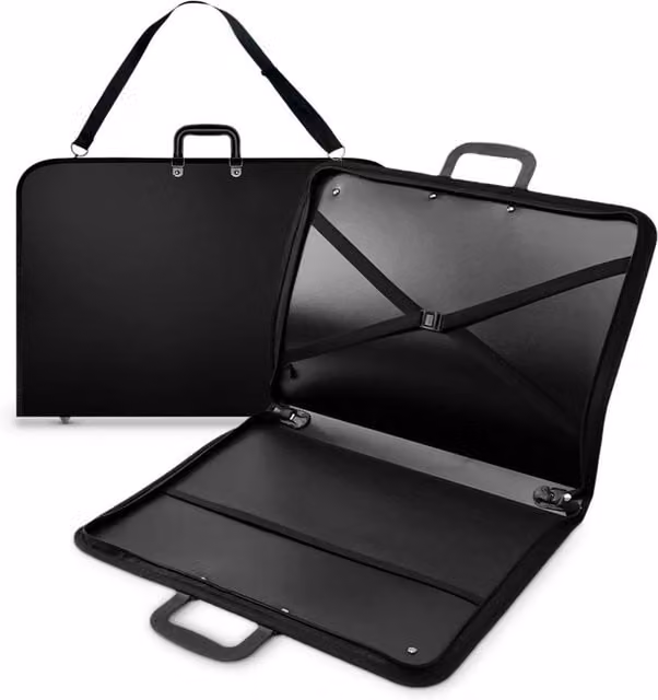Kelvenix Art Work Painting Folder Bag in Black with Handles, A3 Size – 1