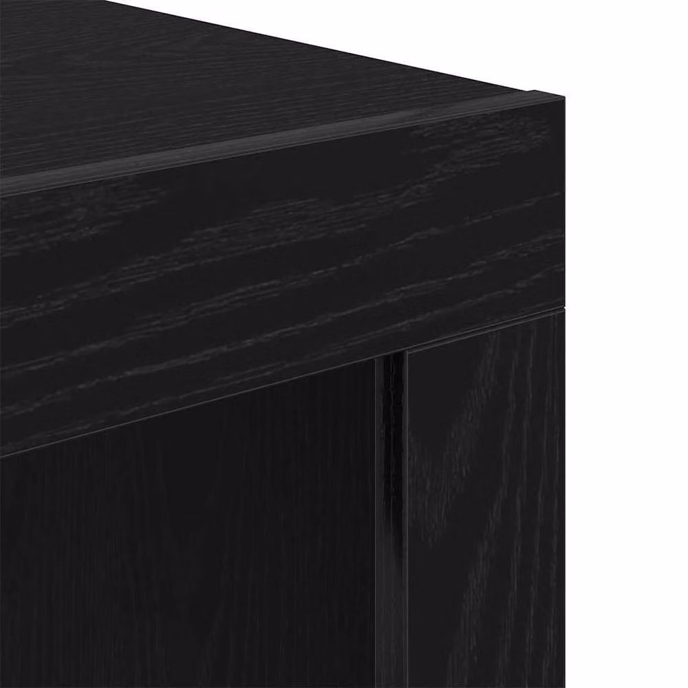 Berkfield Home Modern Square Coffee Table in Black Oak, W/D/H: 50 x 50 x 35 cm – 7