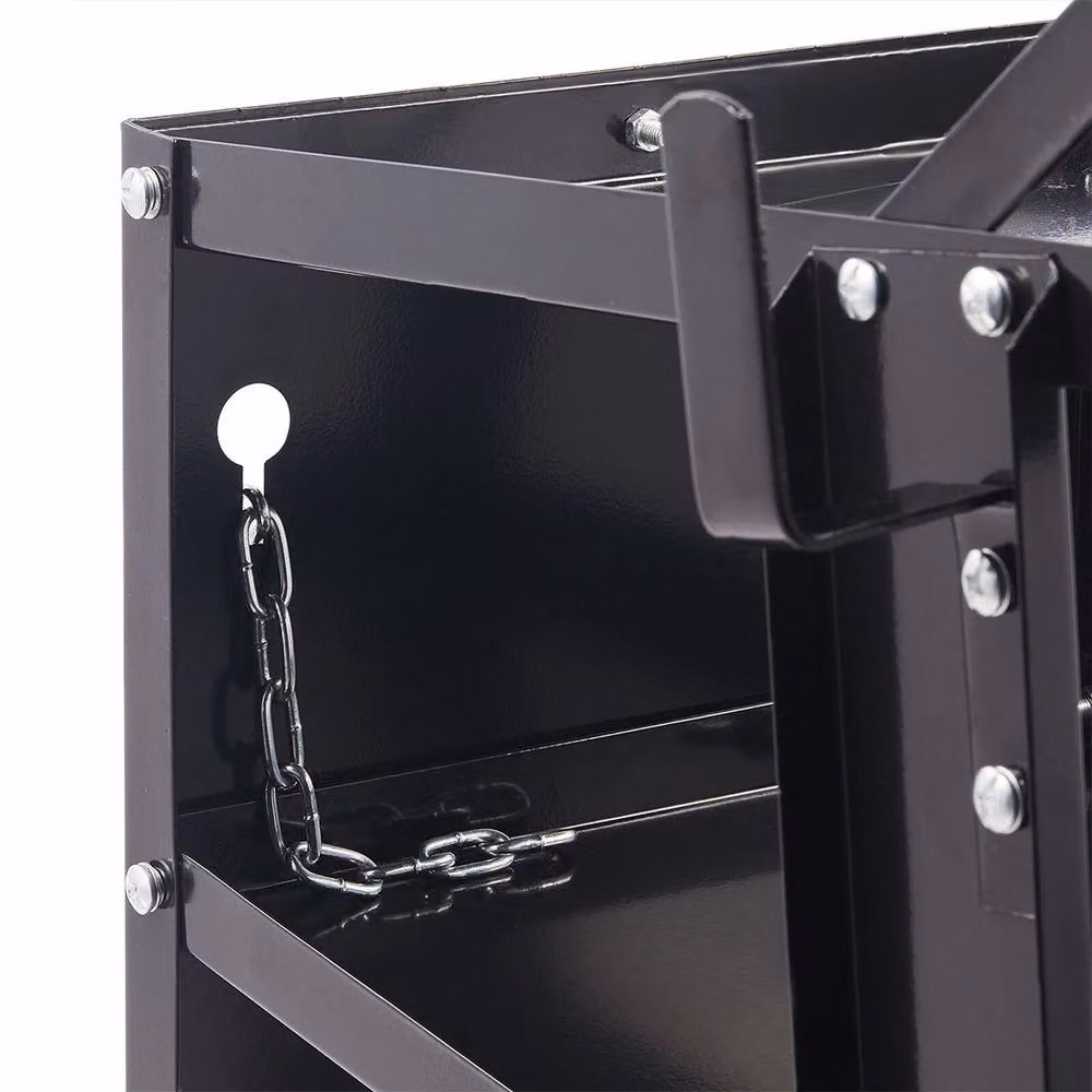 Havendro 3 Tier Rollable Welding Cart Trolley with 80kg Storage Capacity in Black – 3