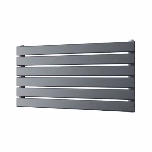 Typhoon Axis Anthracite Horizontal Single Panel Designer Radiator H: 40.8 cm, W: 80 cm – 2