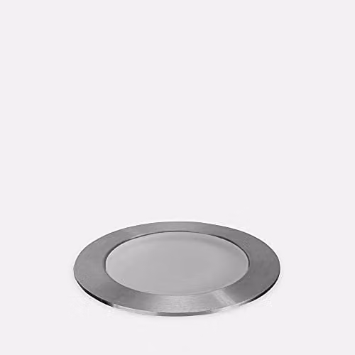 Netlighting Rim Outdoor LED Recessed Ground Light in Grey, 1W, 4000K, Dimmable