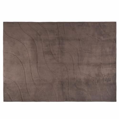 OHS Contour Tufted Modern Living Room Rug in Coffee, W/D/H: 80 x 150 cm – 3